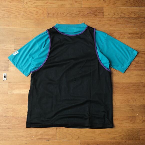 Vintage Starter Charlotte Hornets Tee + Jersey Combo XL‎ 90s Retro Sports NBA - Picture 6 of 8